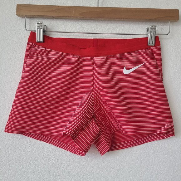 NEW Nike Womens Pro Elite Track & Field Shorts AO8486-000 Size S Red NWOT - Picture 1 of 4